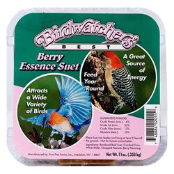 Pine Tree Farms Birdwatcher's Best Suet Cake - Berry Essence - 11 oz