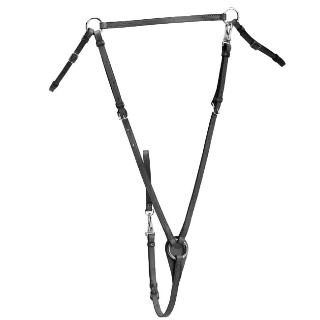 Tory Leather Flat Hunt Breastplate image number null