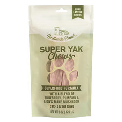 Badlands Ranch Super Yak Chews for Dogs - Superfood Formula