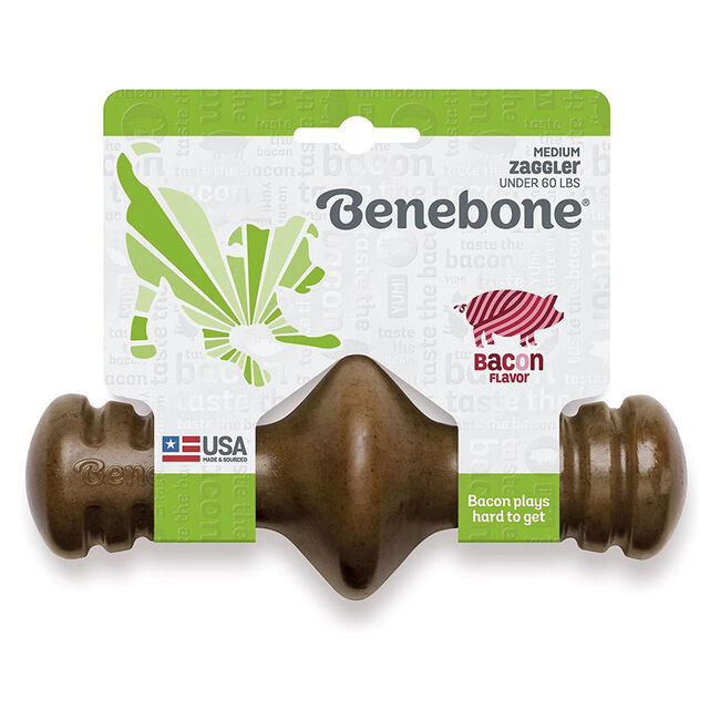 Benebone Zaggler Dog Chew - Bacon Flavor image number null