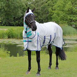 Shires Sweet-Itch Combo Fly Sheet - White