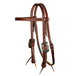 Professional's Choice Ranch Cob 5/8" Browband Headstall with Feather Buckles