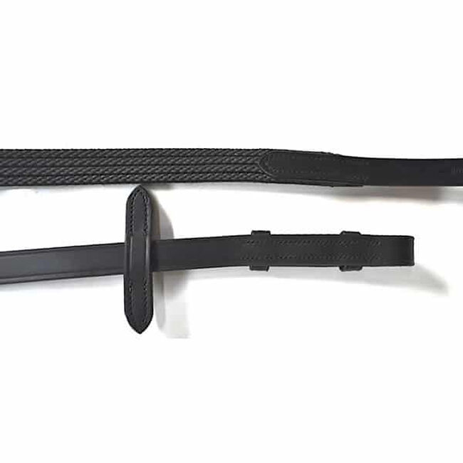 Bobby's English Tack Silver Spur Flat Web Reins image number null