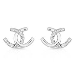 Montana Silversmiths Horseshoe Happiness Post Earrings