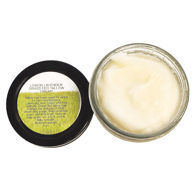Damon Farm Herbals Lemon Lavender Grass-Fed Tallow Cream - 4 oz image number null
