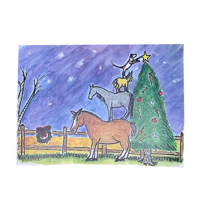 Monthly Missives Blank Notecards - 10-Count - Animal Pile image number null