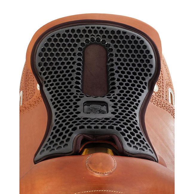 Acavallo Ortho-Coccyx Hexagonal Gel Western Seat Saver image number null