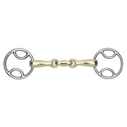 Shires Bevel Bit with Brass Alloy Lozenge Mouth