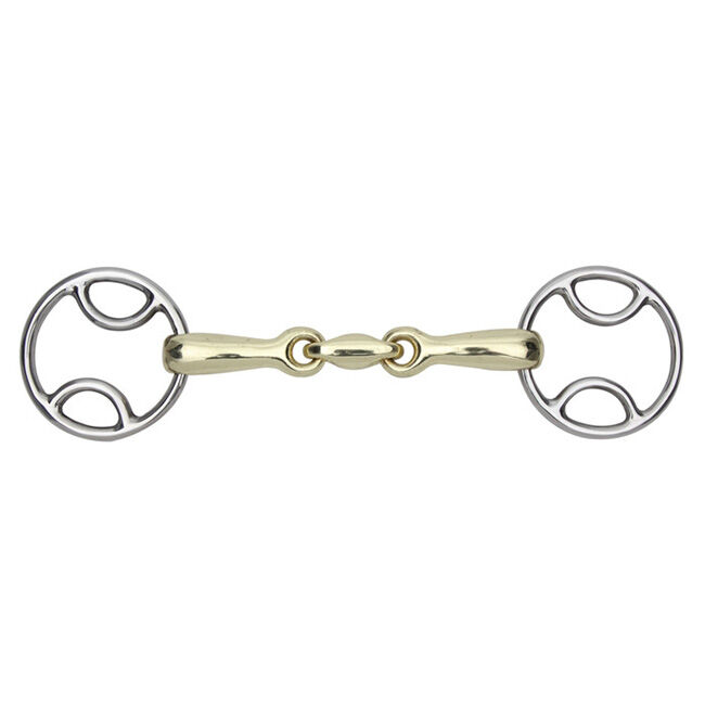 Shires Bevel Bit with Brass Alloy Lozenge Mouth image number null