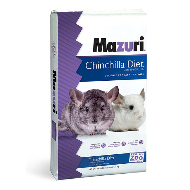 Mazuri chinchilla food 25 lb on sale