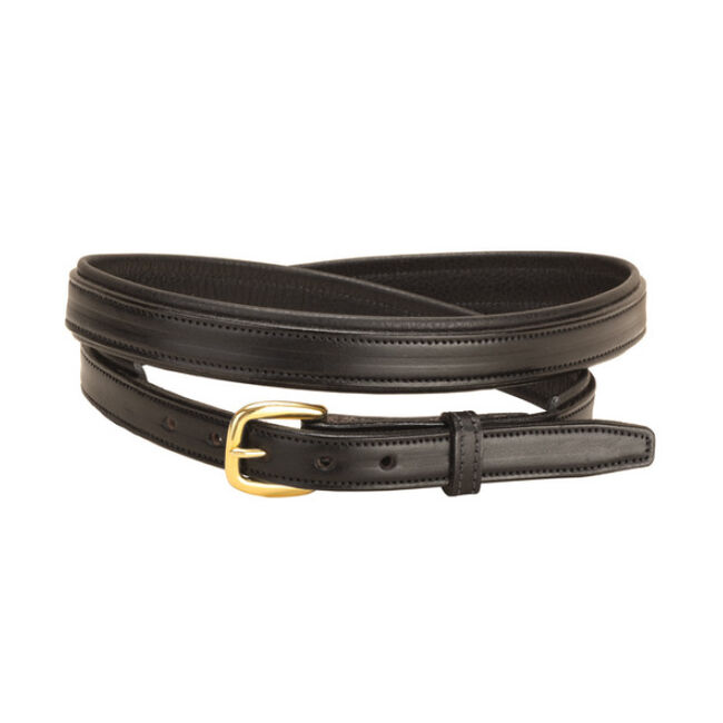 Tory Leather 3/4" Classic Padded Bridle Leather Belt image number null