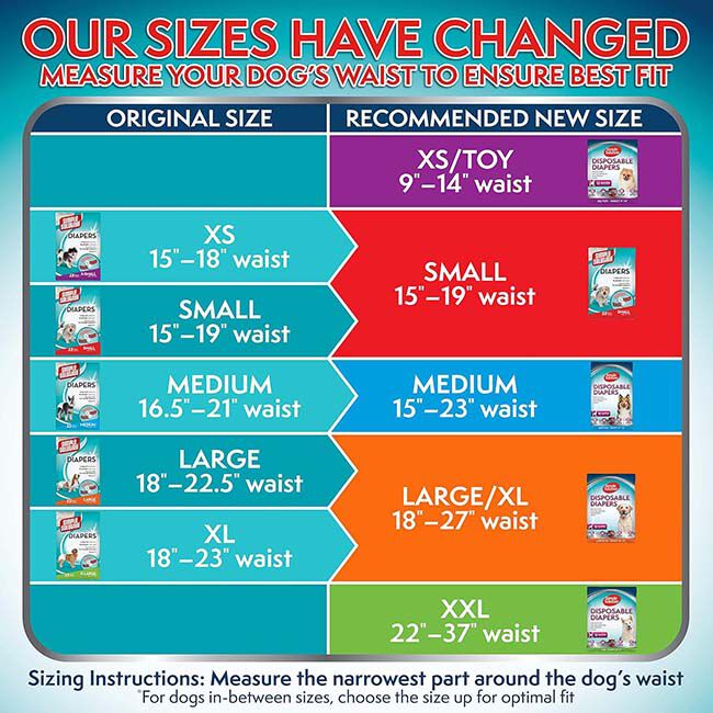 Simple Solution Disposable Female Dog Diapers - 12-Count image number null