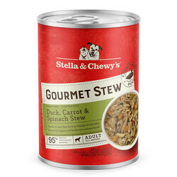 Stella & Chewy's Gourmet Stew for Dogs - Duck, Carrot & Spinach Stew Recipe - 12.5 oz