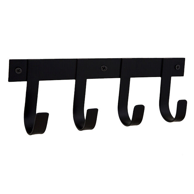 Horse Fare Wall-Mounted Tack Rack - Black image number null