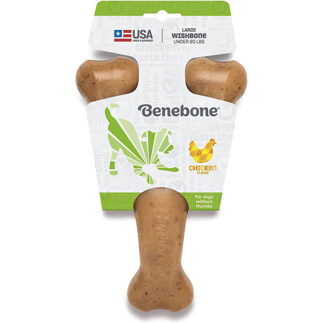 Benebone Wishbone Dog Chew - Chicken Flavor image number null