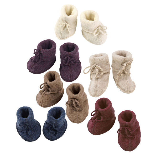 Engel Wool Baby Booties image number null