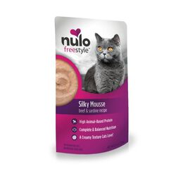 Nulo Freestyle Silky Mousse for Cats - Beef and Sardine Recipe