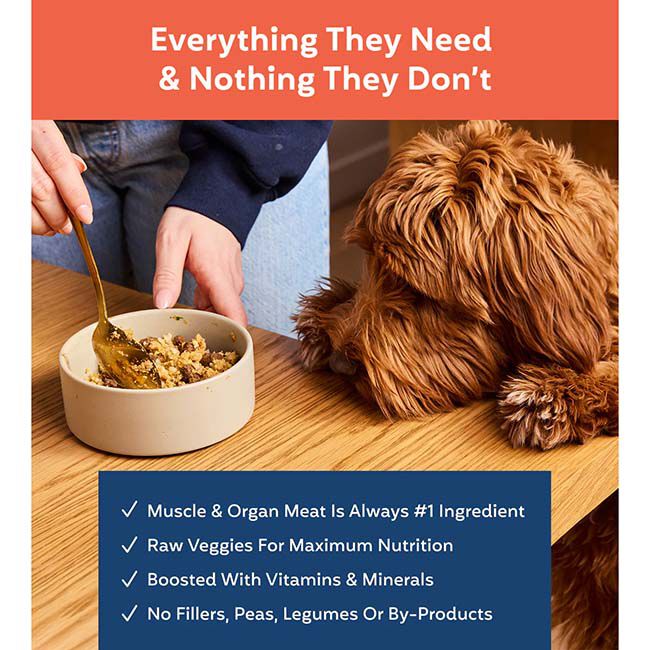 My Perfect Pet Gently Cooked Frozen Dog Food - Hunter's Turkey & Wild Salmon Recipe - 4 lb image number null