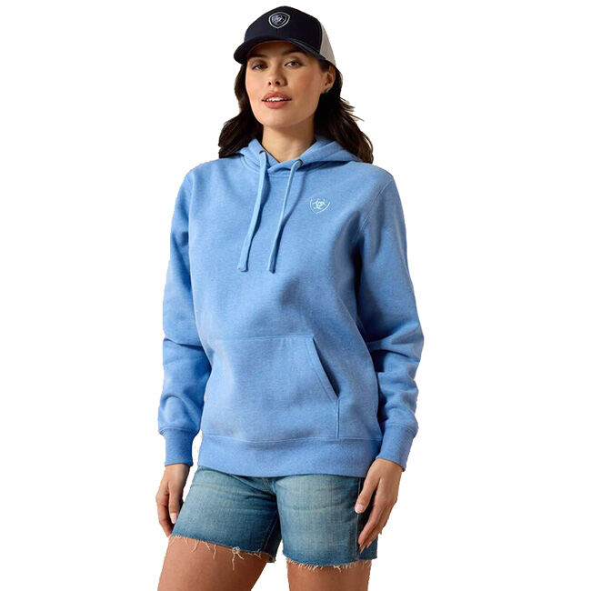Ariat Women's Logo 2.0 Hoodie - Ultramarine Heather image number null