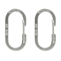 NiteIze MicroLink Pet Tag Carabiner - 2-Pack