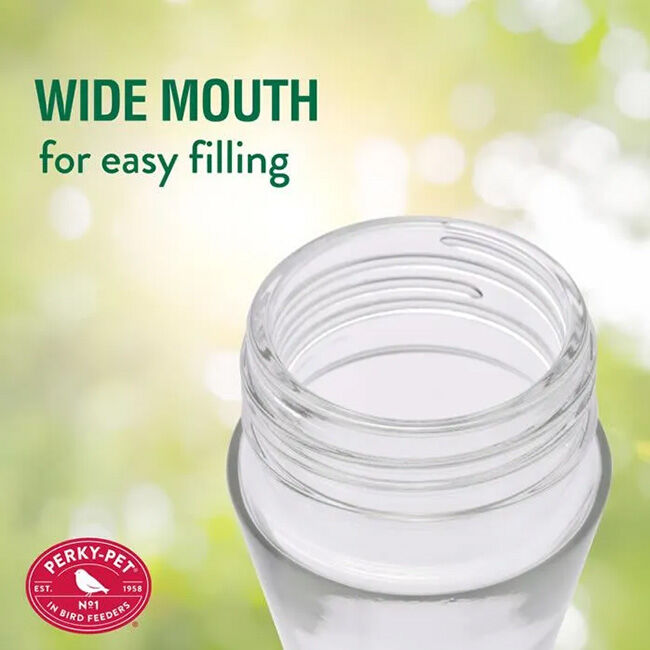 Perky-Pet Pinch-Waist Glass Hummingbird Feeder image number null