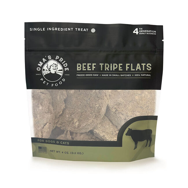 Oma's Pride Freeze-Dried Beef Tripe Flats image number null