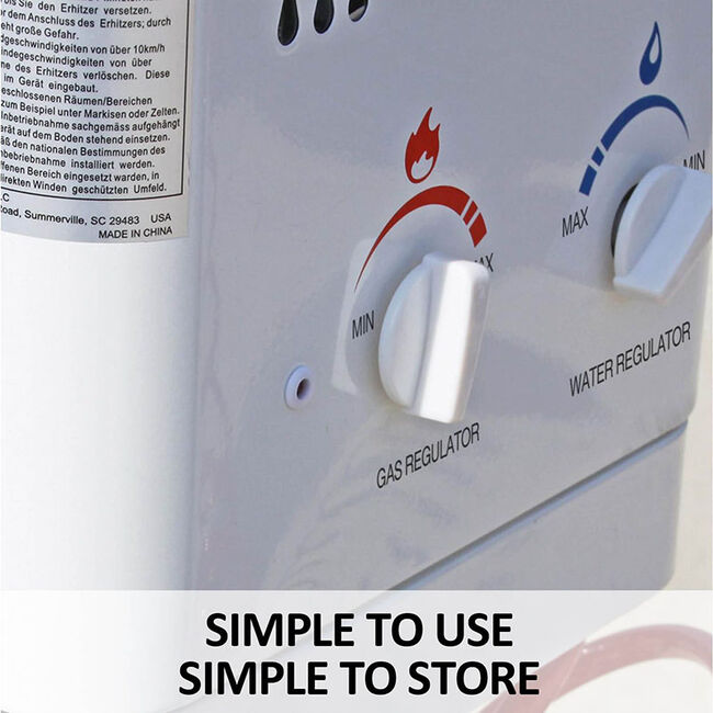 InstaHot Portable Equine Washing System with Cart and Basket The