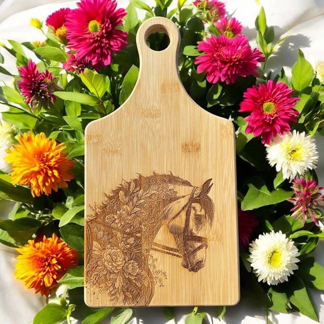 The Krafty Equestrian Cutting Board Paddle