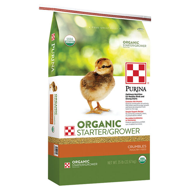 Purina Organic Poultry Starter - Grower image number null