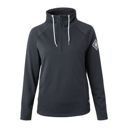Horze Women's Ira Technical Half Zip Sweatshirt with High Neck - Dark Navy