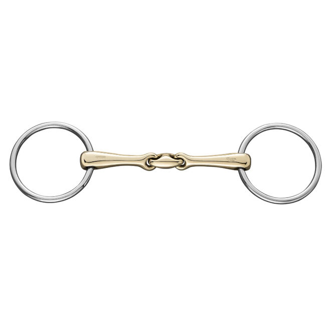 Herm Springer KK Ultra 16 mm Double Jointed Loose Ring Snaffle Bit image number null