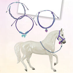 Breyer Freedom Series 4-Ever Friends Gift Set - Purple Power