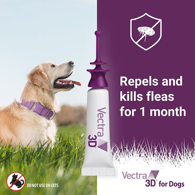 Vectra 3D Flea & Tick Spot Treatment for Dogs image number null