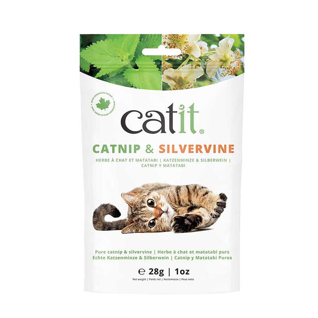 Catit Pure Catnip & Silvervine Mix - 1 oz - Closeout image number null