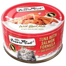 Fussie Cat Goat Milk Formulas - Tuna with Salmon in Goat Milk Gravy - 2.47 oz