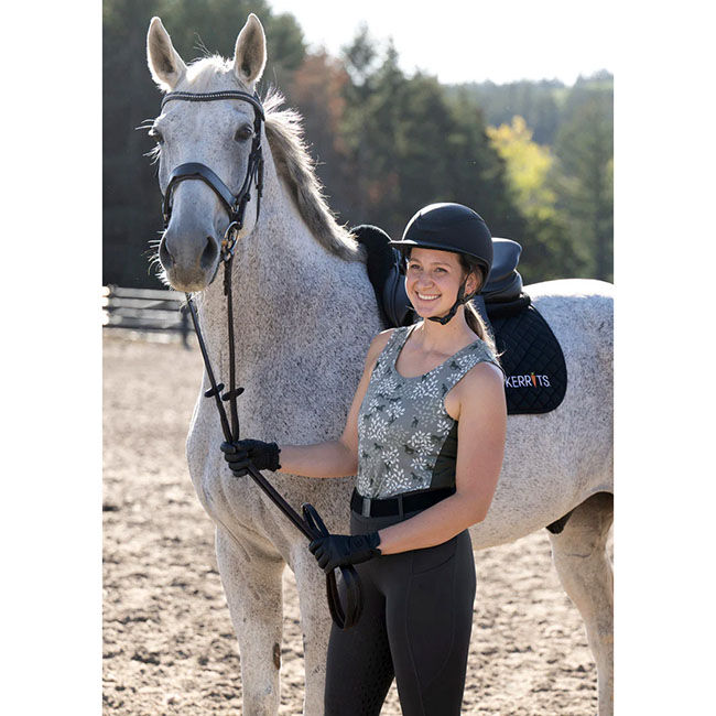 Kerrits Women's Coolcore Silicone Full Leg Riding Tech Tights - Pine image number null