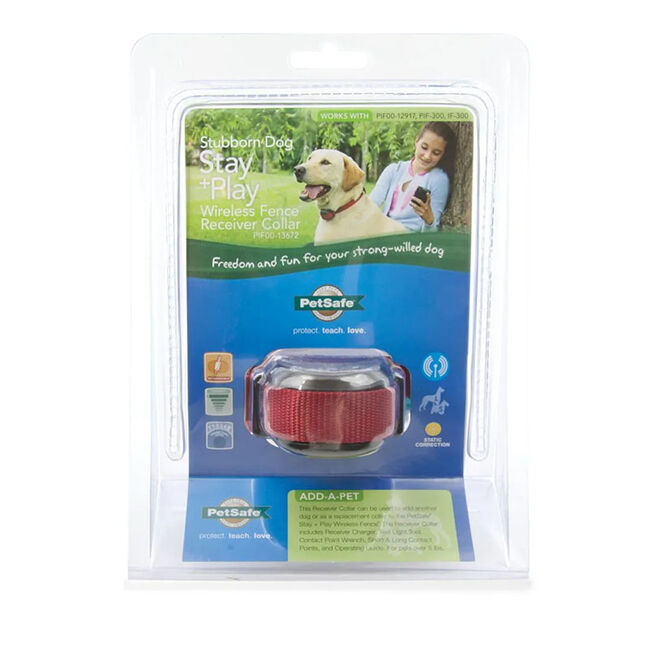 PetSafe Stubborn Dog Stay & Play Wireless Fence Receiver Collar  image number null