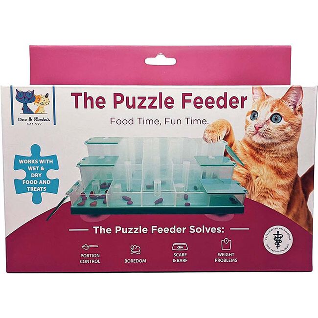 Doc & Phoebe's The Puzzle Feeder for Cats image number null