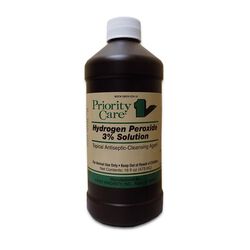 Priority Care Hydrogen Peroxide 3% Solution - 16oz