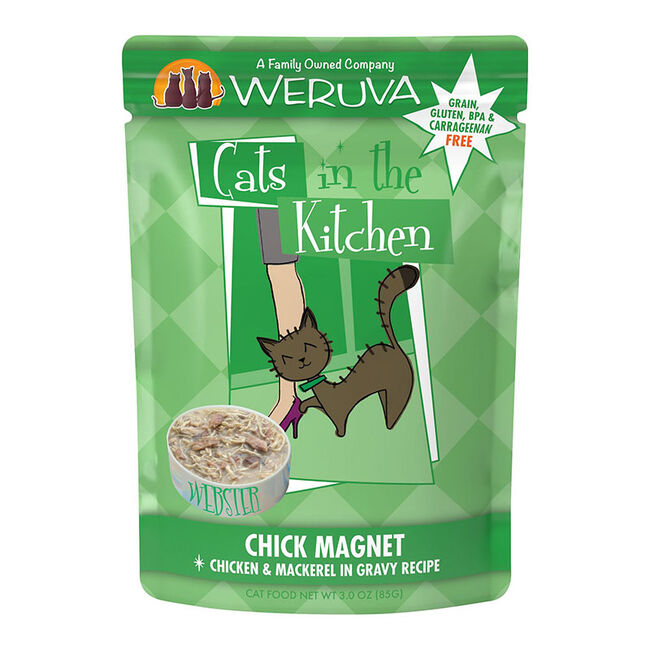 Weruva Cats in the Kitchen Chick Magnet Cat Food Pouch image number null
