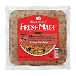 Stella & Chewy's FreshMade Gently Cooked Frozen Dog Food - Meat-a-Palooza - 16 oz
