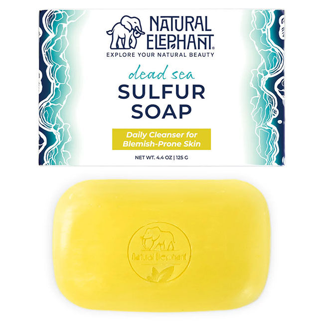 Natural Elephant Dead Sea Sulfur Soap - 4.4 oz image number null