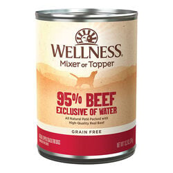Wellness Complete Health 95% Dog Food Topper - Beef Recipe - 13.2 oz