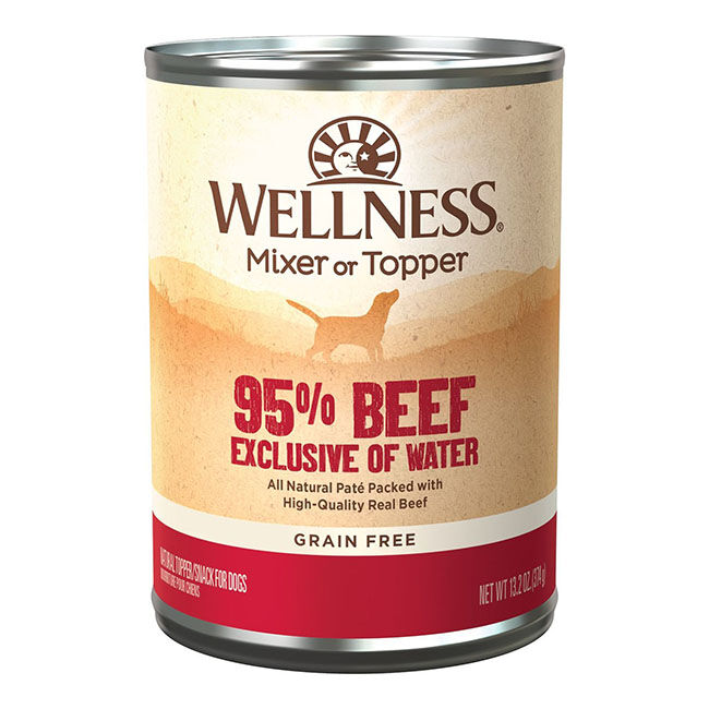 Wellness 95% Beef Canned Dog Food - 13.2oz image number null