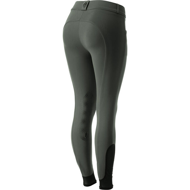 Equinavia Women's Astrid Silicone Knee Patch Breeches - Carbon Gray/Black image number null