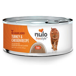 Nulo FreeStyle Cat & Kitten Pate - Turkey & Chicken Recipe - 5.5 oz