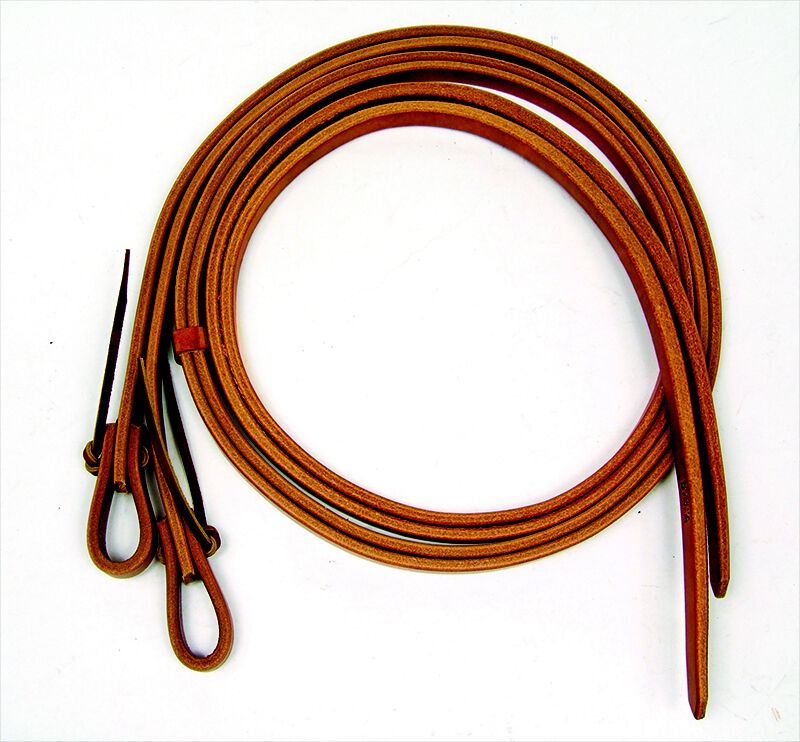 SCHUTZ BROTHERS OILED HARNESS LEATHER SPLIT REINS 