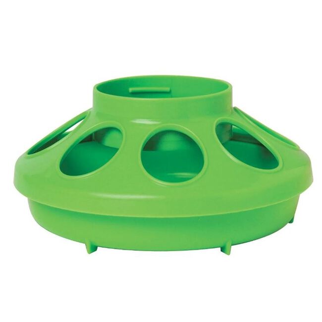 Little Giant Screw-On Feeder Base for 1-Quart Poultry Feeder/Waterer Jar image number null