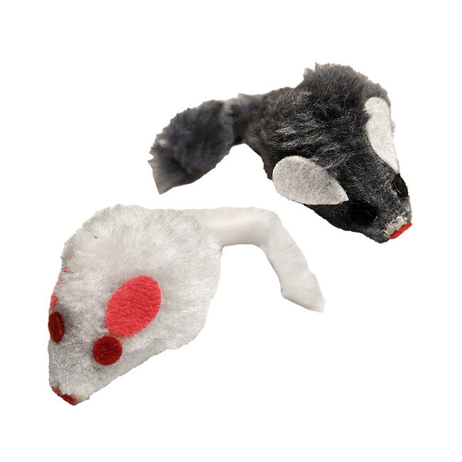 Catit Nibblers Fur Mice Cat Toy - Assorted image number null