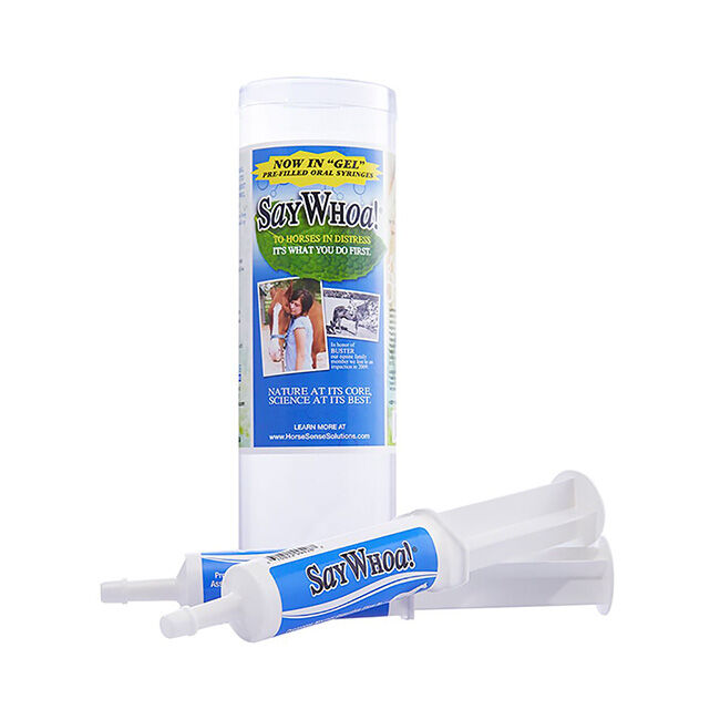 Horse Sense Solutions Say Whoa! Horse Digestive Aid - Gel - 2-Pack of 60 mL Syringes image number null
